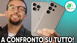 iPHONE 15 PRO MAX vs GALAXY S24 ULTRA: una SUPER SFIDA!