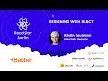 Designing With React talk, by Kristin Baumann