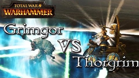 Grimgor vs Thorgrim - Total War: Warhammer - 1v1 Unit Battles