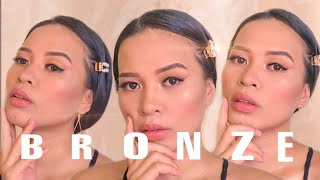 Simple Bronzy Makeup Look 2020