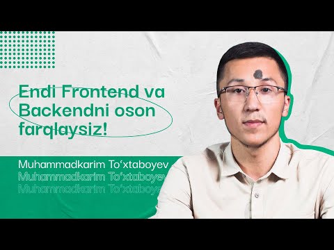Endi Frontend bilan