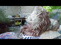 Sculpting lion / mould / Concrete cast