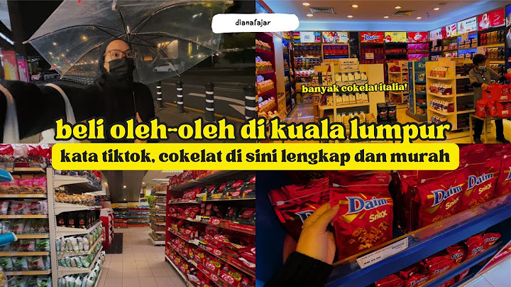 HANIFFA TEMPAT BELI OLEH-OLEH MURAH DI KUALA LUMPUR | Kuala Lumpur Vlog | dianafajar