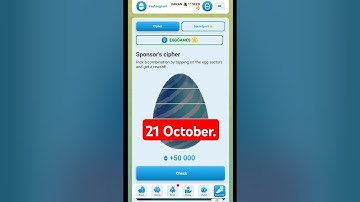 yaytsogram Cipher daily Code 21 October  yaytsogram combo code #yaytsogram #code