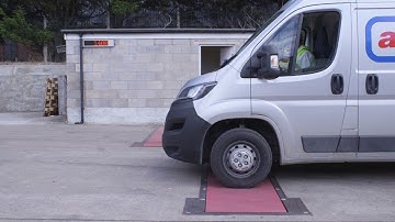 Axtec Static Axle Weighing of an LCV