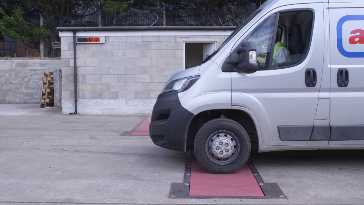 Axtec Static Axle Weighing of an LCV