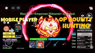 Emperyian Kitsune is too OP. Mobile bounty hunting/pvp clips. #bloxfruits #kitsune 