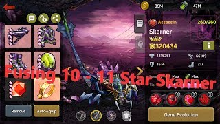 Zombie Strike - SRPG | Fusing 10 - 11 Star Skarner | Trinh Nguyen
