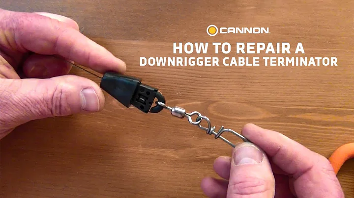 How to Replace a Downrigger Cable Terminator - Cannon Terminator Kit