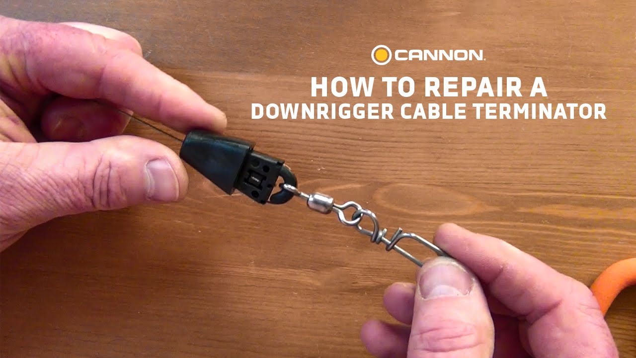 How to Replace a Downrigger Cable Terminator - Cannon Terminator