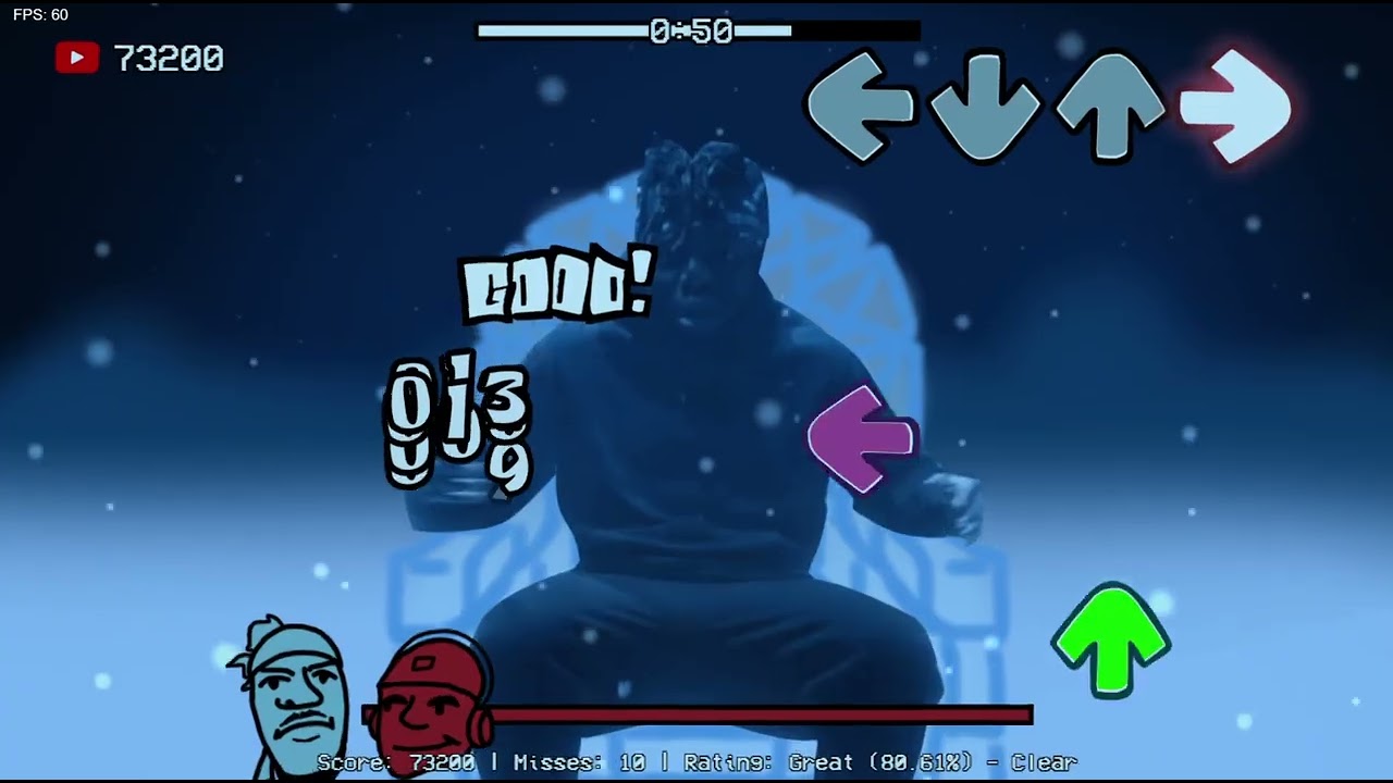 FNF Sick of It – Speed VS KSI - Gameplay