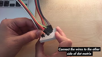 Arduino Tutorial #7 LED Matrix red 8x8 64 LED and Arduino Uno