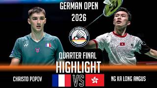 Christo Popov Vs Ng Ka Long Angus German Open 2026 Badminton