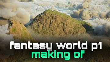 The creation of a fantasy world in WorldCreator 2, Corona, 3d-Coat, Megascans and 3dsmax. Part 1