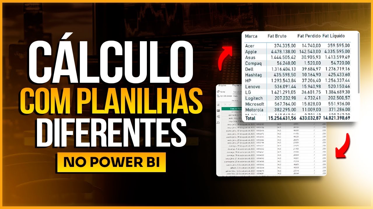 Cálculos com Planilhas Diferentes