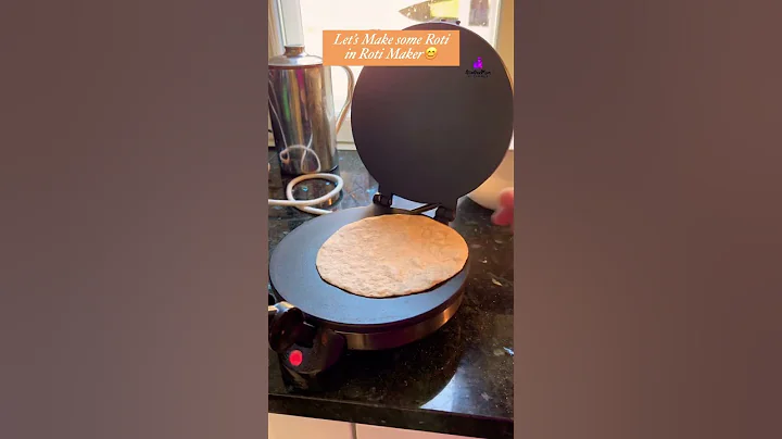 My perfect Roti in Roti-maker🤗#nordic Life #dinner #indianfood #shorts