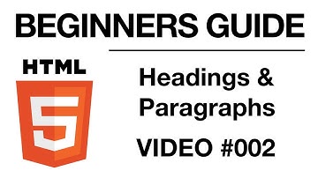 HTML Programming #002 | Headings & Paragraphs // BEGINNERS GUIDE | Self Taught Developer