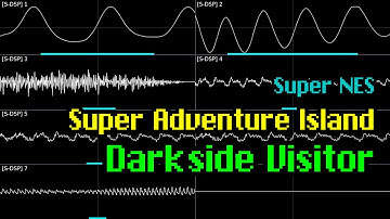 Yuzo Koshiro - "Darkside Visitor" (Super Adventure Island, SNES) [Oscilloscope Visualization]