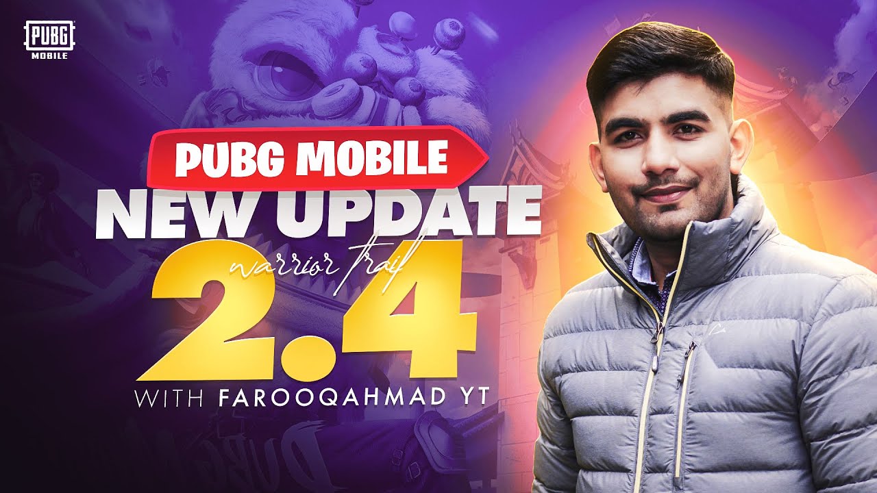 PUBG MOBILE New Update 2.4  |🔥 PUBG MOBILE Live 🔥