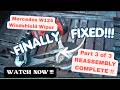 How To Mono Wiper Reinstallation &amp; Synchronization Fix (Part 3 of 3) Mercedes W124