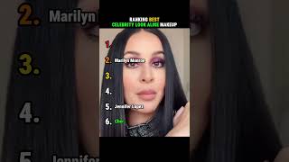 Ranking Best Celebrity Look Alike Makeup #makeuptransformation #ranking #shorts