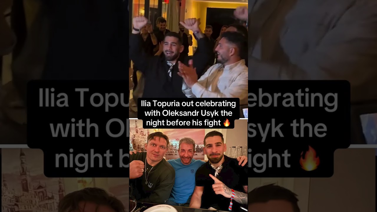 Ilia Topuria is already celebrating before his main event bout at the White House π€