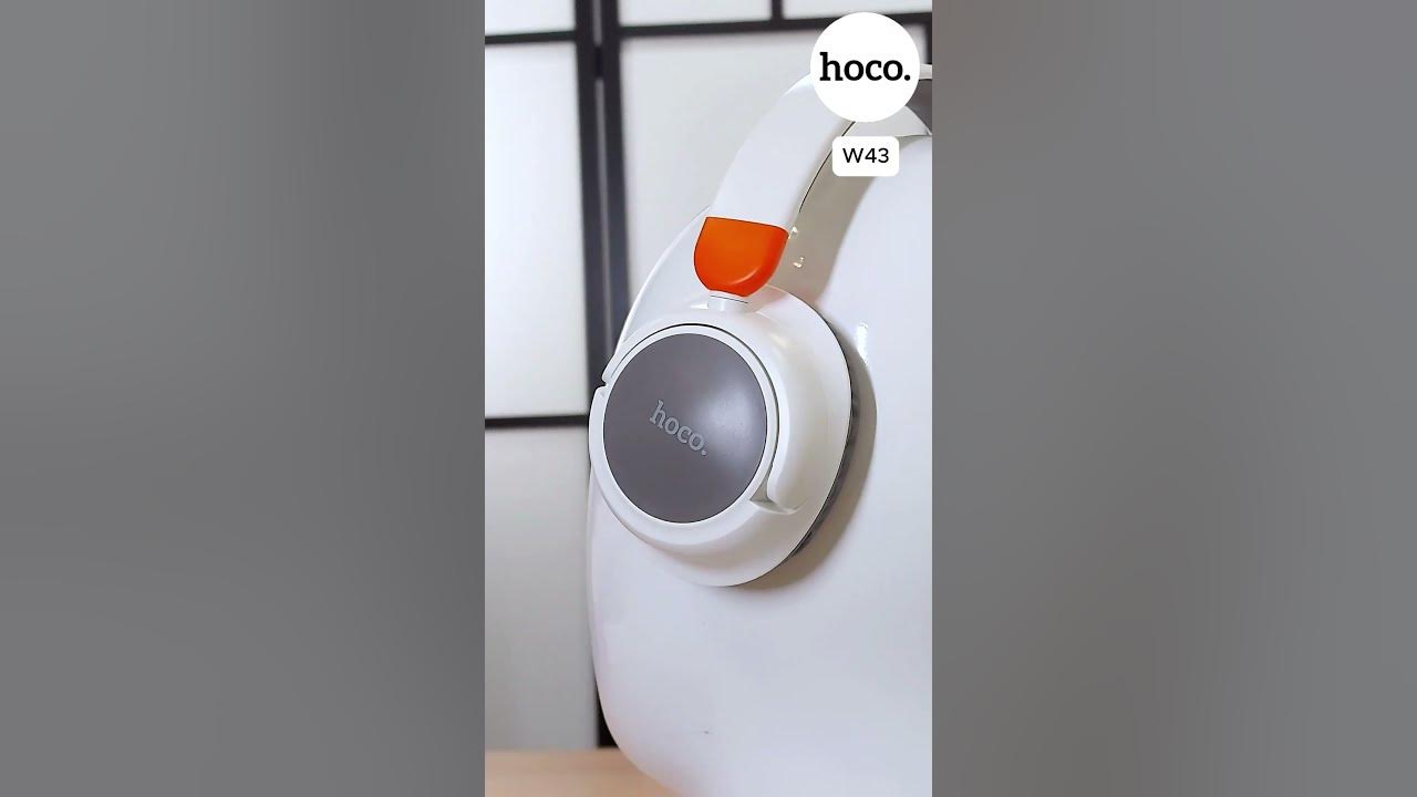 Foldable modern headphones with USB-C & MicroSD. High quality wireless ...