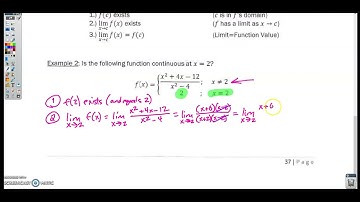 Section 1-11 Video 1- Defining Continuity at a Point