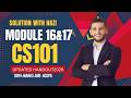 CS101 Modules 16-17 Easy Explanation | CS101 midterm preparation #2026 #cs101