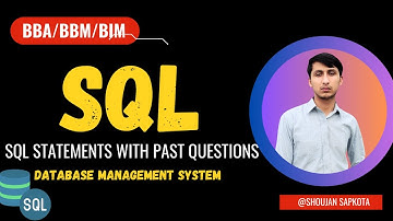 SQL in Database Management System | IMPORTANT VIDEO | BBA | BBM | BIM | Nepali Tricks Ujjwal