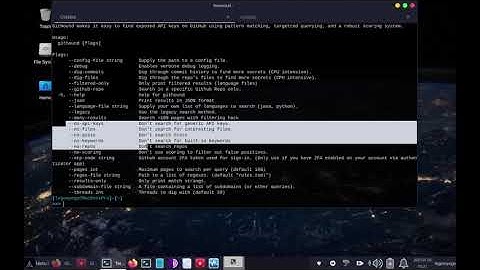Git-hound - Github Sensitive Info Finder - BlackArch Linux #23