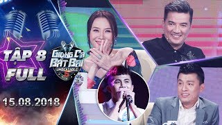 Giọng Ca Bất Bại| Tập 8 Full: Mỹ Tâm, Lam Trường bất ngờ về giọng ca của anh chàng "Hot boy kẹo kéo"
