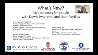 2021 Day with the Experts: Down syndrome | Clinical Presentations