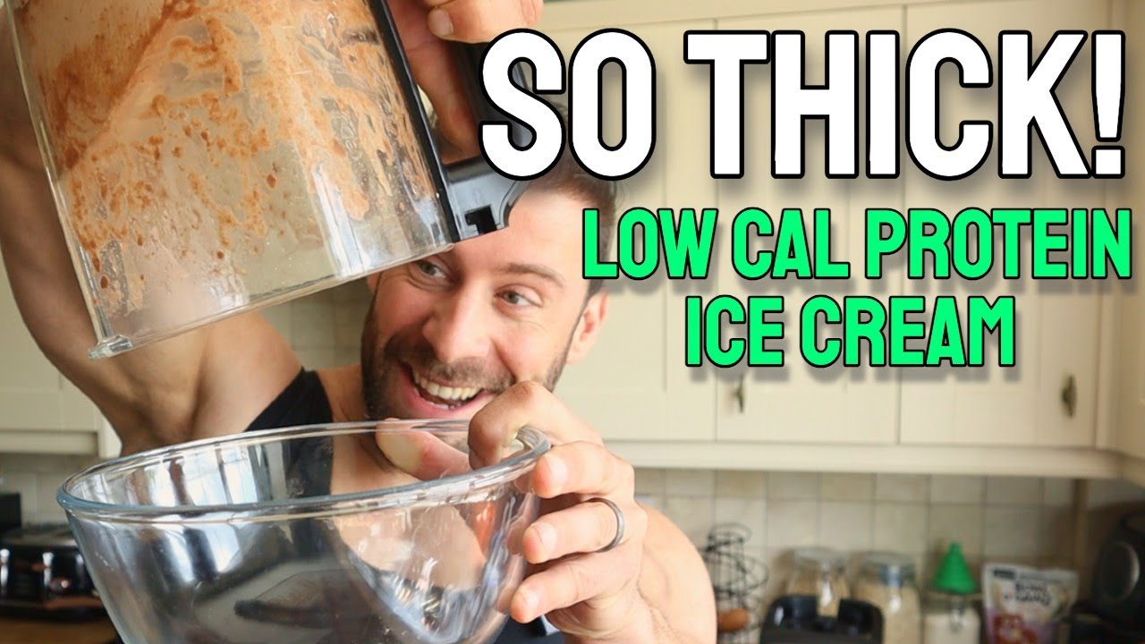 Super Easy High Protein Low Calorie Protein Ice Cream Tutorial YouTube