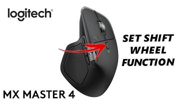 Logitech MX Master 4: How To Change Function Of Shift Wheel