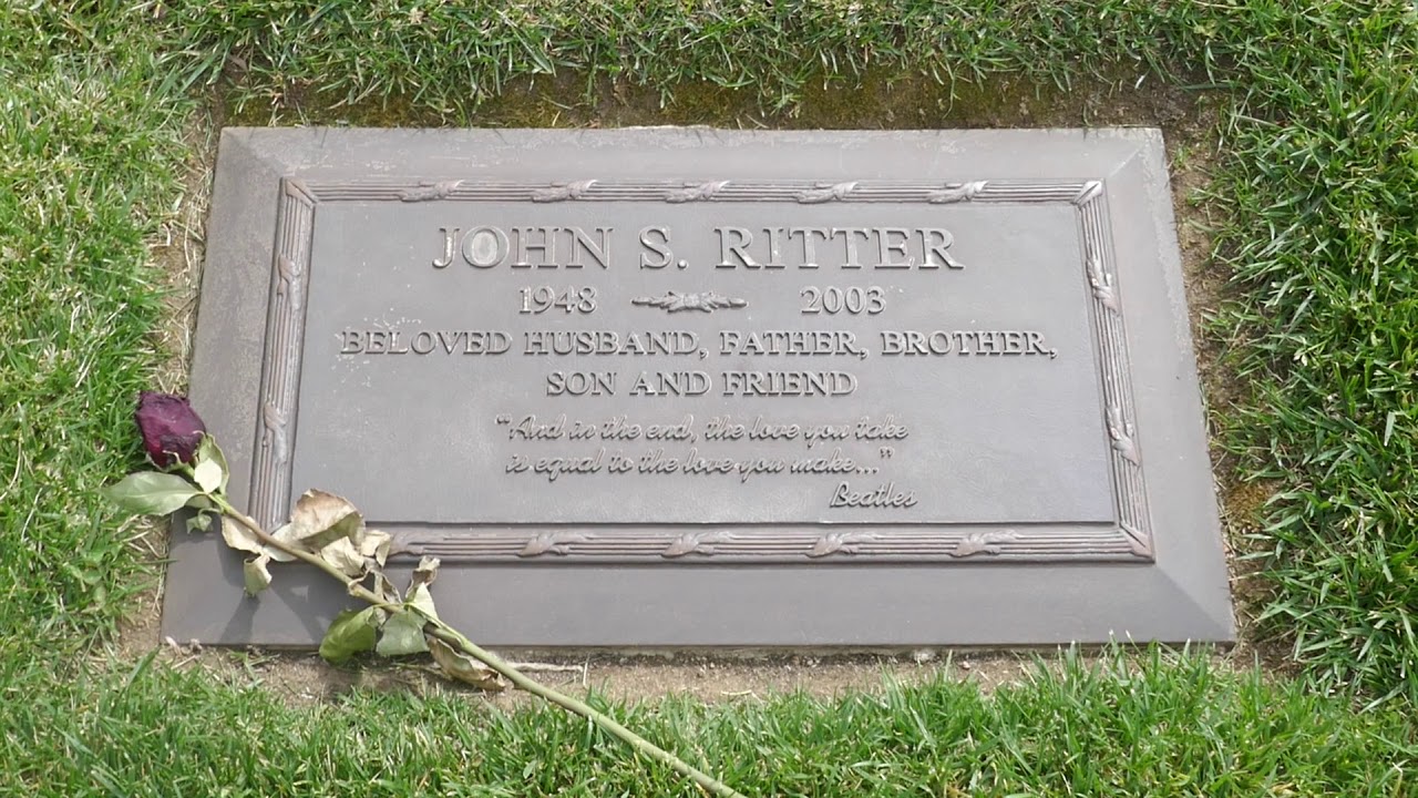 John Ritter Grave LA CA USA 2272020 Three's Company Actor Comedian