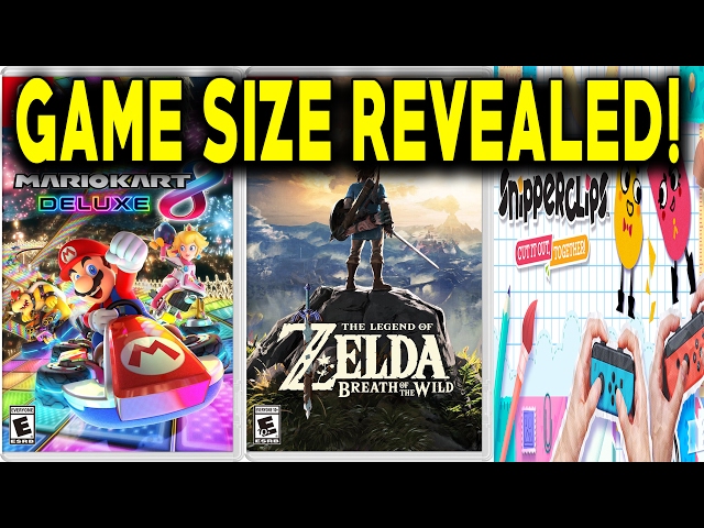 SWITCH GAME DOWNLOAD SIZES REVEALED! - YouTube SWITCH GAME DOWNLOAD SIZES REVEALED! - YouTube