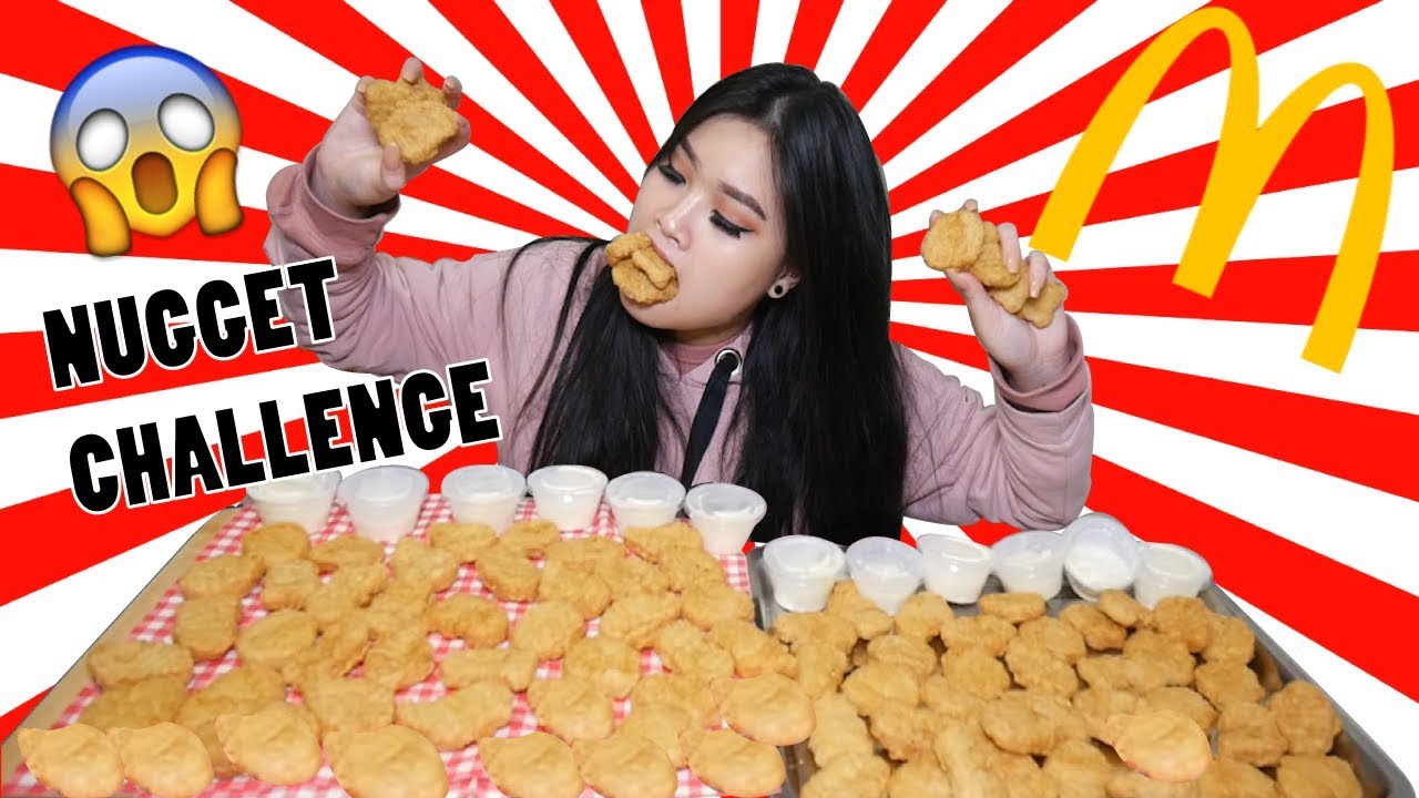 McDonalds NUGGET CHALLENGE | Mukbang - YouTube