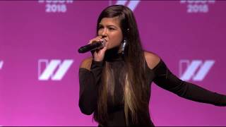 Ari Afsar Performing We Wont Sleep At The 2018 United State Of Women Summit