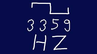 3359 hz square