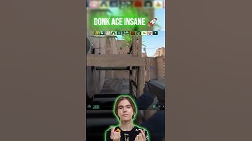 DONK IS TOTALLY INSANE  #esports #cs2 #csgo #donk #faceit #clutch
