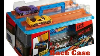 Hot Wheels 2015 Race Case Track Set Review and Demo! -Hot Wheels Playaz