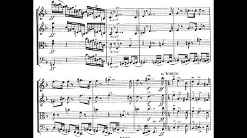 Alexander von Zemlinsky - String Quartet No.1, Op.4 (1896) [Score-Video]