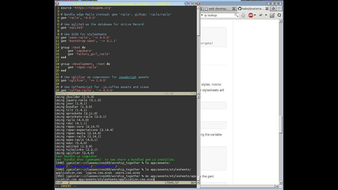 Setting up Bootstrap in Rails YouTube