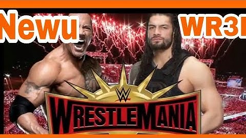 Newu WR3D mod by Mangal v.2 Android PC-New Championships Items 2K20 WrestleMania35 34+arenas downloa