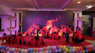 Senior KG Dance | Liztoz (Fire Theme) | Preschool | Gandhimanagar | | 11th Annual Day 2023 |