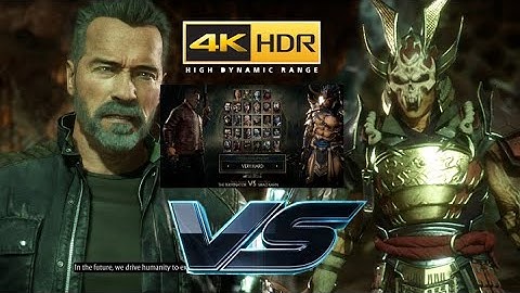MORTAL KOMBAT 11 INDONESIA  - The Terminator VS Shao Kahn Very Hard 4K UHD Graphics