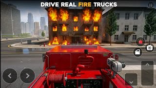 Fire Truck City Rescue Simulator - 911 US Emergency Fire Truck Driving 3D Android Gameplay screenshot 3