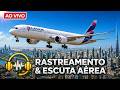 Rastreamento e Escuta do Tráfego Aéreo ao Vivo
