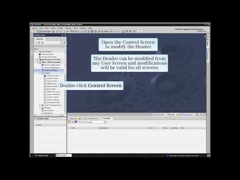 04: How to Change the HMI Header Information in TIA Portal || WinCC